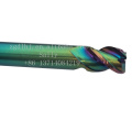 DLC color coating high efficiency long service life 3 flutes endmill